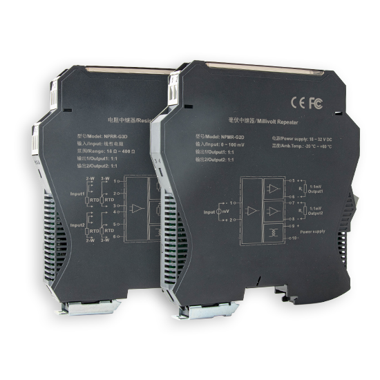 彩乐园MIK-SGR600电阻毫伏中继器485通讯信号隔离器